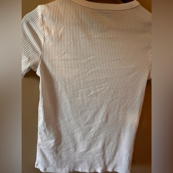 Lucky Brand White Short Sleeve Tee - Picture 6 of 7